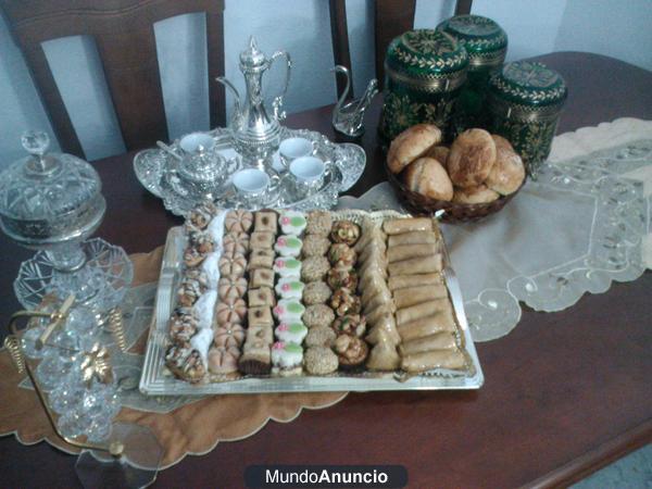 dulces árabes en Málaga.