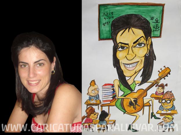 Caricaturas personalizadas por encargo. Regalos originales en Caricaturas Para Llevar.Com