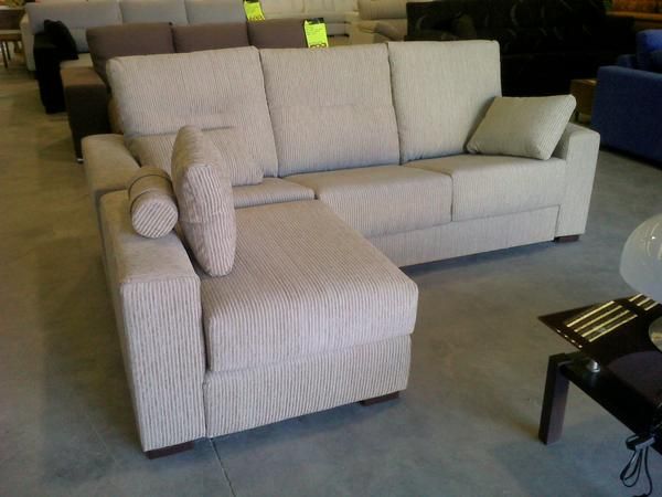 Sofa tres plazas chaise longue