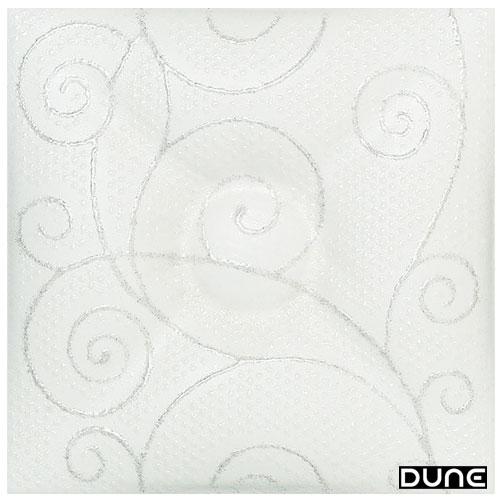 Dune - Pieza cerámica Decor Capitoné Blanc 10x10