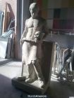 estatua en marmol de caballero de 2 metros aproximadamente - mejor precio | unprecio.es