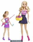 V4396 Mattel - Barbie, camping hermanas - las aventuras de pesca, incluyendo dos muñecas - mejor precio | unprecio.es