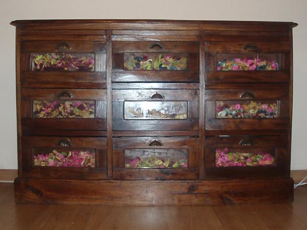 muebles rústicos de salón