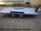 remolque plataforma 350x200 - mejor precio | unprecio.es