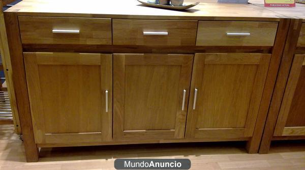 Aparador y mueble de TV en madera