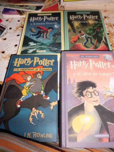 los 4 libros d eharry potter