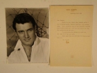 AUTOGRAFO Y FOTO DE ROCK HUDSON - mejor precio | unprecio.es