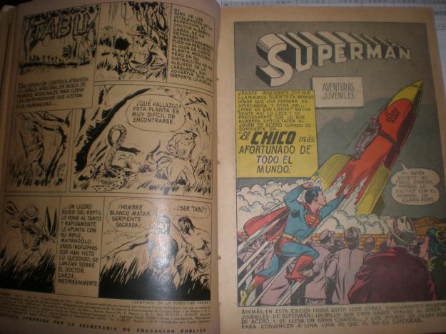 Comics de Superman edicion mexicana de los años 50