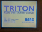 Vendo Korg triton sampler workstation con pantalla tactil - mejor precio | unprecio.es