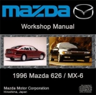 Mazda 626 MX-6 Factory Workshop Manual 1996 - mejor precio | unprecio.es