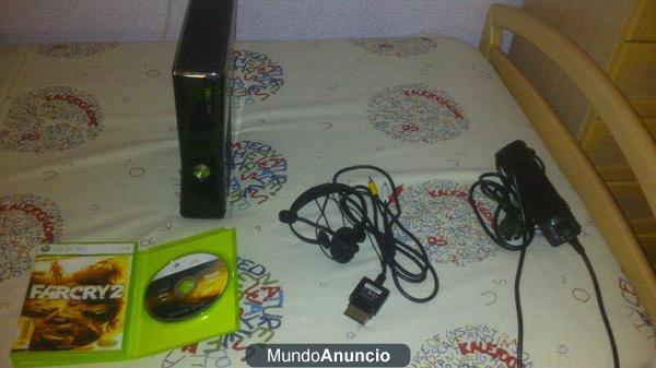 vendo xbox 360 slim de 250gb con tres juegos