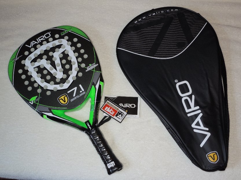 Pala de padel VAIRO VELOCITY 7.1 nueva + funda regalo