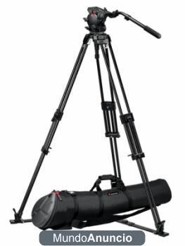 Trípode manfrotto 525 + Rótula 503 + Funda NUEVO SIN USO en Barcelona