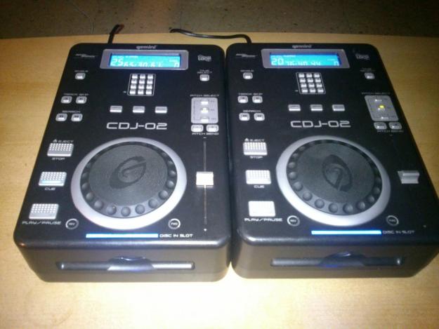 2 reproductores geminis cdj 02