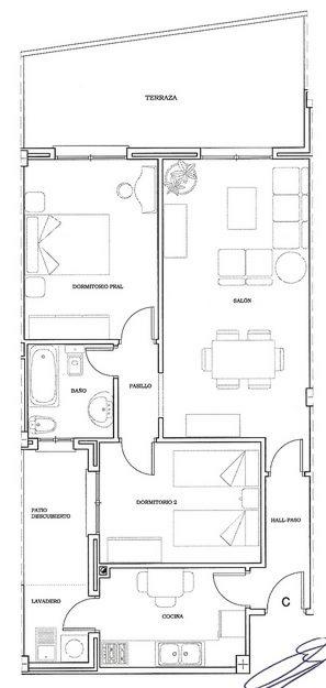 piso en Armilla a estrenar, 2 dorm., terraza, patio y cochera.