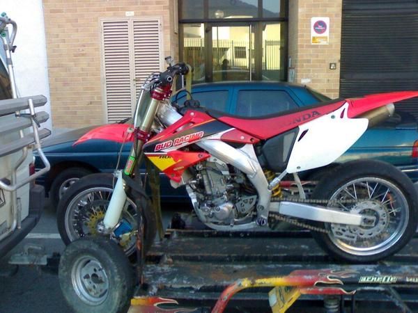 Vendo Honda CRF450R 2002 Matriculada o Enduro