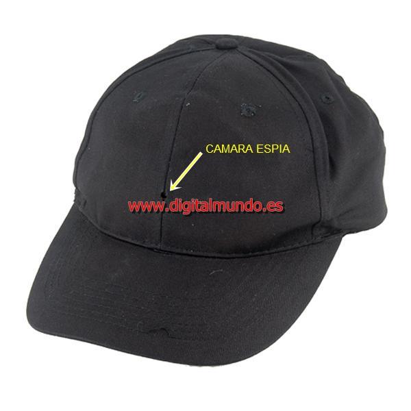 GORRA ESPIA MICROCAMARA OCULTA ACTIVACION A DISTANCIA