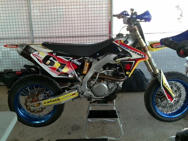 Suzuki rmz 450 supermotard