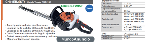 Cortasetos Profesional Hitachi Tanaka THT-210