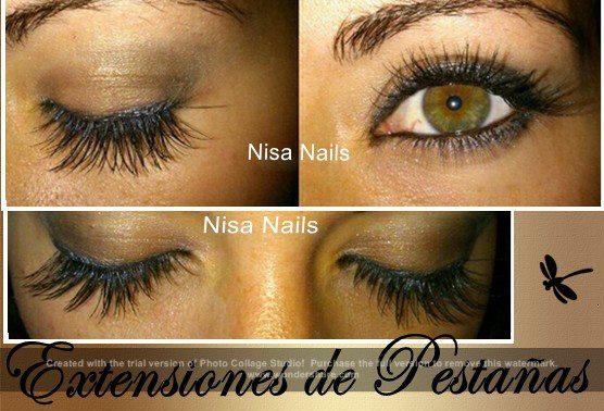 Extensiones de pestañas