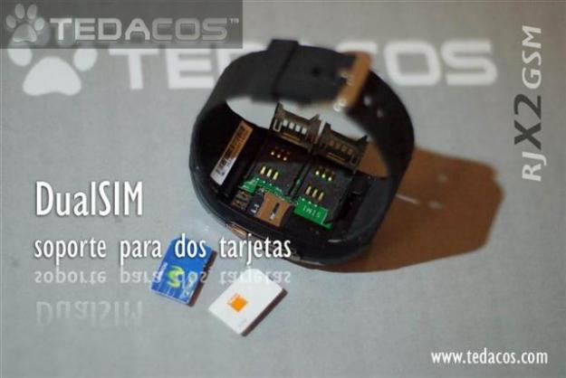 Reloj de Pulsera con GSM Movil Doble SIM Libre