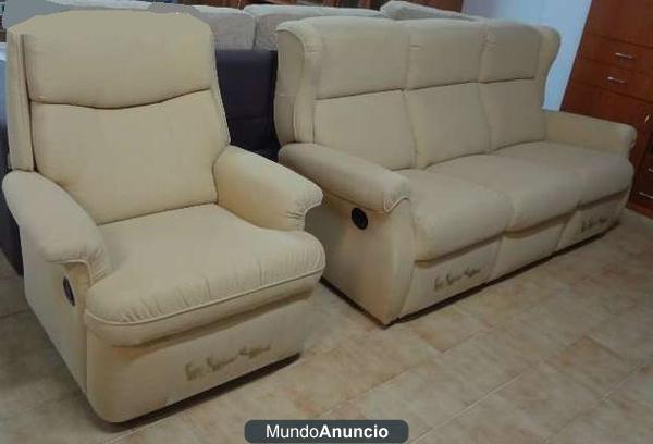 SOFá 3 PL. RELAX + SILLON RELAX CONJUNTO