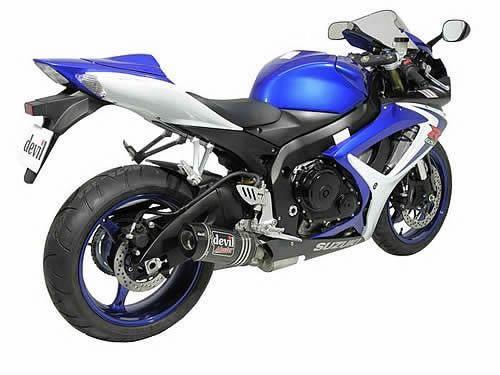 ESCAPE DEVIL MASTER CARBONO SUZUKI 600 GSX-R 2006-07