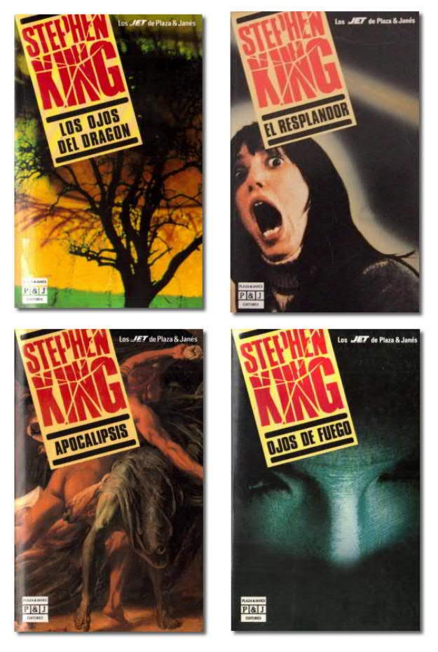 Lote 4 libros de Stephen King (Plaza & Janes)