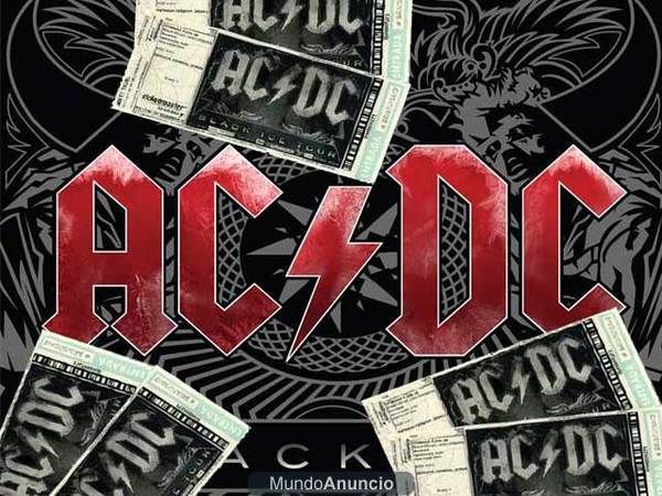 vendo entrada acdc vicente claderon 5 junio madrid