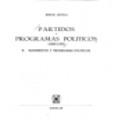Partidos y programas políticos, 1808-1936. Tomo I: Los partidos políticos. --- Aguilar, Colección Cultura e Historia, 1 - mejor precio | unprecio.es