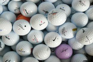 Bolas de golf usadas y recuperadas desde 0,15€