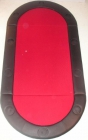 Tablero de Poker cuero oval rojo - mejor precio | unprecio.es