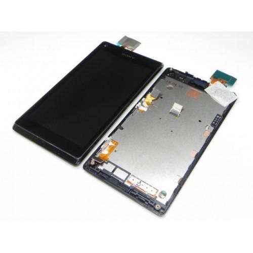 Display+Tactil+Carcasa Original Sony Xperia L C2104,C2105 Black