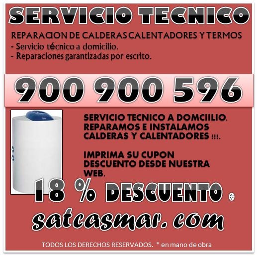 Tropik servicio tecnico 900 901 074 barcelona, reparacion calentadores y calderas