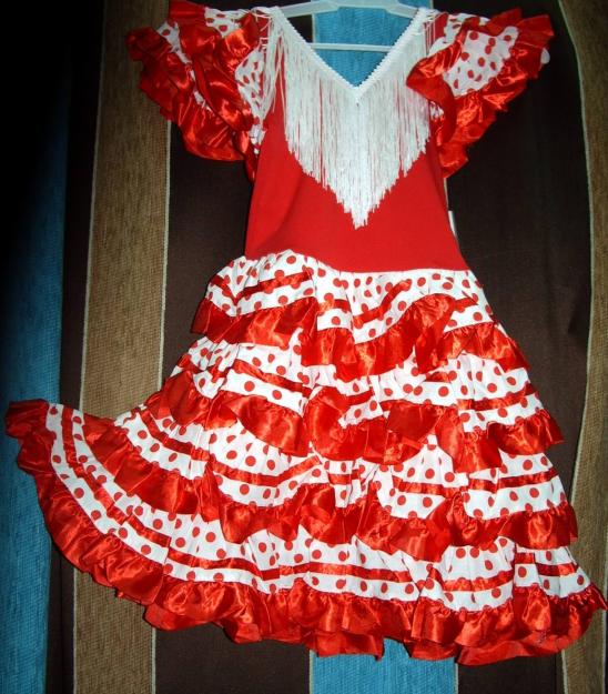 Traje de flamenca de niña muy económico