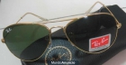 gafas de sol ray ban aviator rb3025 montura dorada lentes verdes - mejor precio | unprecio.es