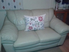 sofa de 3+2 plazas (piel color beige) - mejor precio | unprecio.es