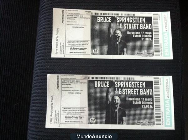 Entradas Bruce Springsteen