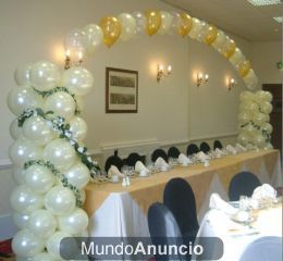 Decoracion con globos para fiestas