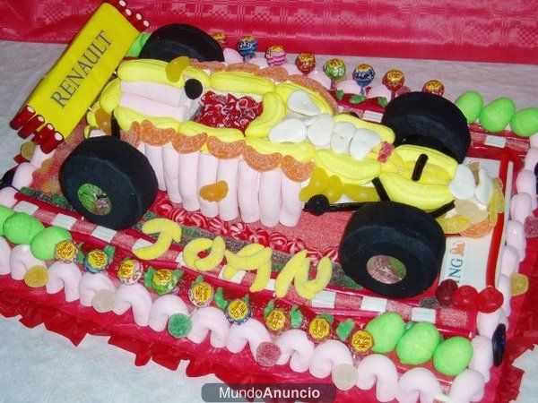 PASTELES DE GOLOSINAS PARA CELEBRACIONES