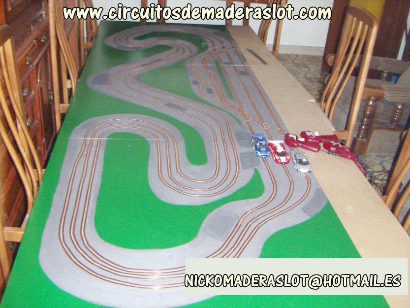 circuitos de madera slot