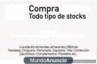 COMPRO RESTOS DE TIENDA - mejor precio | unprecio.es