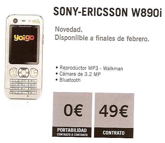 sony ericsson w890i