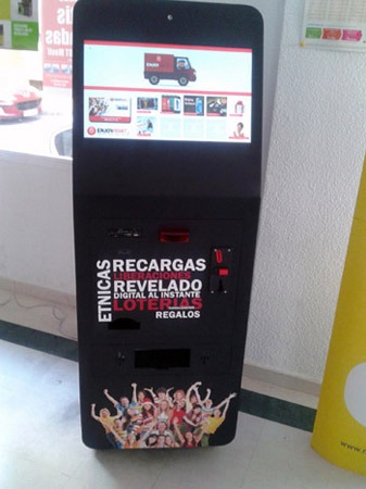 Vending de Canalización de Loterías, Recargas, Fotos en 1 sola máquina