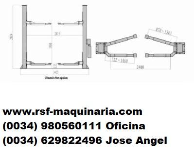 ELEVADOR 2 COLUMNAS 4000KG