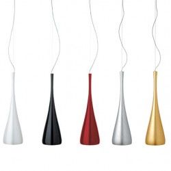 Vibia Jazz Colgante Largo - Lacado rojo - iLamparas.com