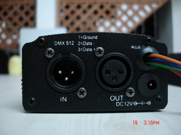 Controlador para leds RGB  DMX