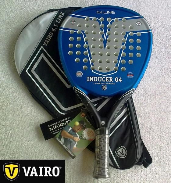 Palas de Padel VAIRO Inducer04 6.1 38mm 370g Nuevas!! Envios toda España