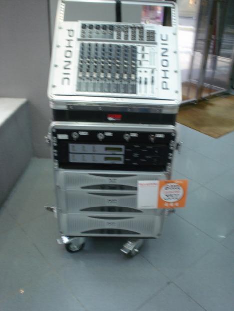 rack etapas de potencia y limitadores