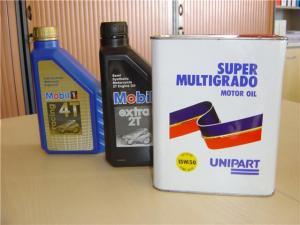 3 euros Aceites de moto de 2t y 4t marca mobil